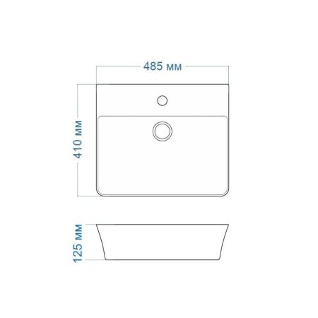 Раковина чаша Maretti SF13NS80-844, белая, артикул SF13NS80-844