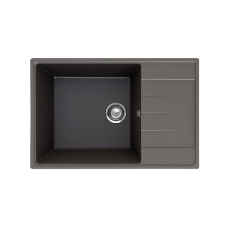 Кухонная мойка Ulgran Quartz Prima 760-09, асфальт, артикул Prima 760-09