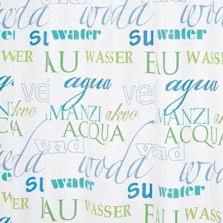 Штора для ванны Ridder Woda 200х180 Синяя, артикул 33355