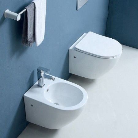 Унитаз подвесной CeramaLux 2196-1, артикул 