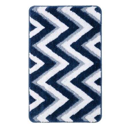 Коврик для ванной комнаты FIXSEN RIVER FX-5004M, темно-синий, артикул FX-5004M