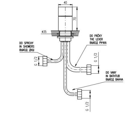 Ручка на борт ванны Rav Slezak MD0449, артикул MD0449