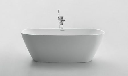 Акриловая ванна без перелива BELBAGNO BB72-1700-W0, 1700x780x600