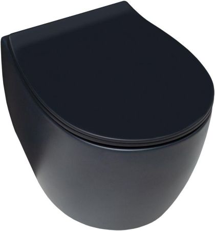 Чаша подвесного унитаза Allen Brau Fantasy 4.11004.31 черный матовый, артикул 4.11004.31