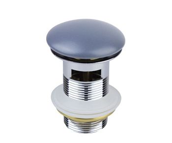 Донный клапан Bronze de Luxe 1001/1GR, серый