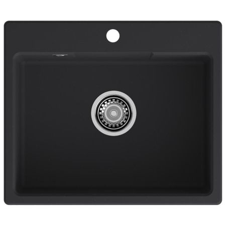 Кухонная мойка GranFest URBAN 658, черный, артикул 658 черный