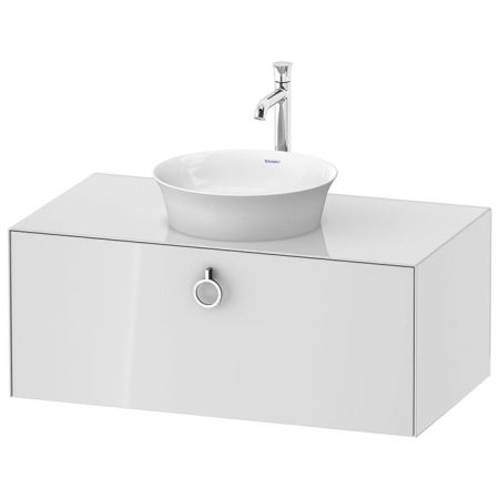 Duravit White Tulip  Тумбочка подвесная, 408x1000x550 мм, 1 ящик с ручкой, цвет: белый высокоглянцевый, артикул WT498108585