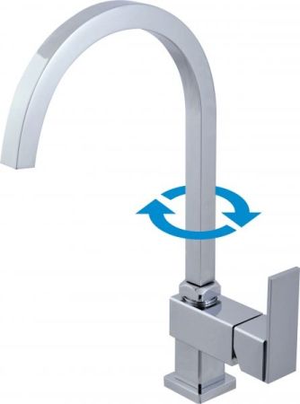 Смеситель для раковины Rav Slezak Loira LR514.5 Ручка 1 хром, артикул LR514.5