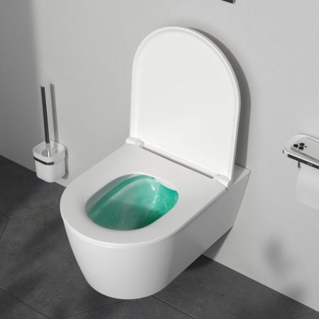 C8F1701SC Func подвесной унитаз 54 см FlashClean с сиденьем микролифт, артикул C8F1701SC