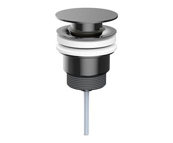 AQG, универсальный донный клапан click-clack, цвет оружейная сталь (PVD)