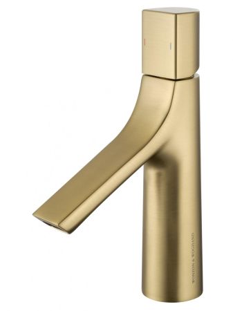 Смеситель для раковины WONZON & WOGHAND The ONE, Брашированное золото (WW-H010-BG), артикул WW-H010-BG