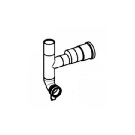 Сливной патрубок TECEprofil с вентиляционным отводом DN 70 «левый», 90°, артикул 9820126