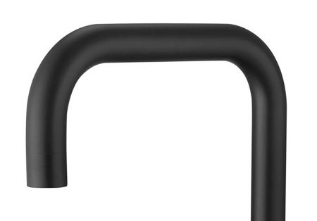 Смеситель для кухни AQUATEK (квадратный излив), матовый черный AQ1081MB ВЕГА, артикул AQ1081MB