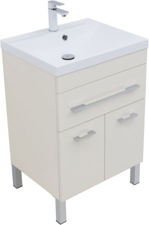 Тумба под раковину Aquanet Верона 60 крем (1 ящик, 2 дверцы), артикул 00304535