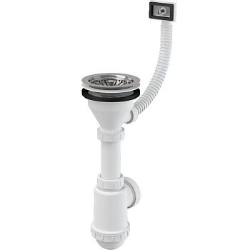 Сифон для кухонной мойки Alcaplast A447-DN50/40 Белый