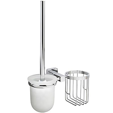 Ершик для унитаза с держателем освежителя воздуха WasserKRAFT Lippe K-6535 Хром