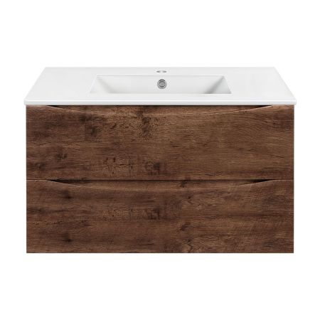 База под керамическую раковину Mia 900 подвесная, 2 выкатных ящика soft close, R.Wood, артикул VMC-2MC900RW