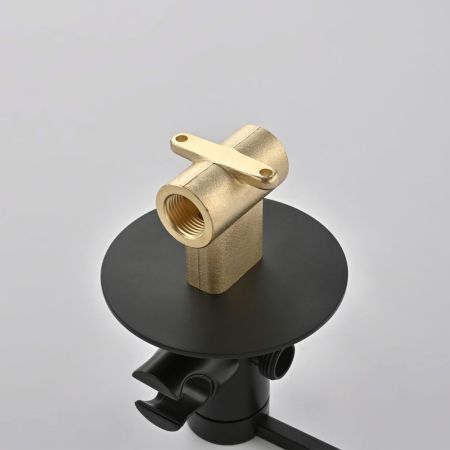 Гигиенический душ со смесителем Rose R235H, черный