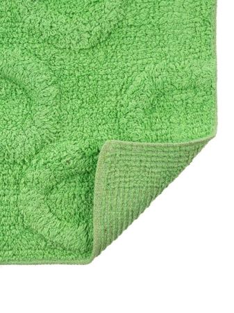 Коврик для ванной комнаты Fora 80х50 FOR-M003G Круги Зелёный