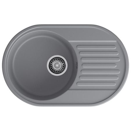 Кухонная мойка GranFest QUARZ 18, темно-серый, артикул 18 темно-серый