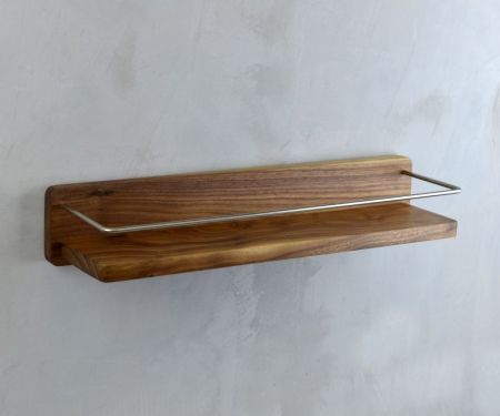 Полка для ванной комнаты Bronze de Luxe FOREST 10711C, матовый хром, артикул 10711C