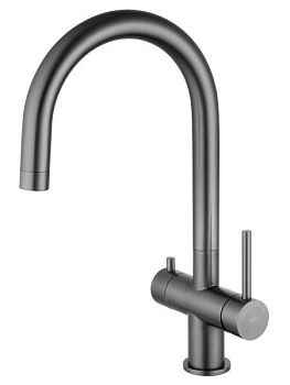 Смеситель для кухни c подключением фильтра WONZON & WOGHAND, Темный графит (WW-3211-BGG)