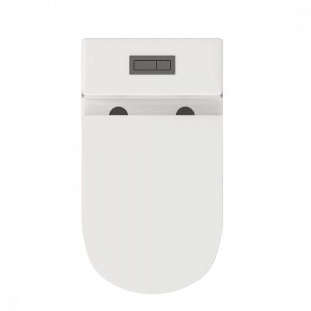 Унитаз напольный Maretti Elena безободковый с микролифтом, EA10MNBM18-844, белый, артикул EA10MNBM18-844