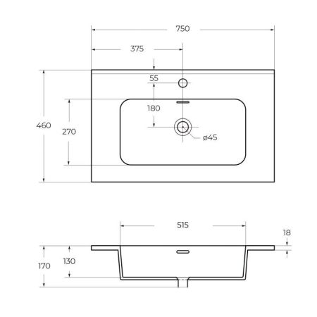 Мебель для ванной CEZARES TIFFANY 75, артикул 45084