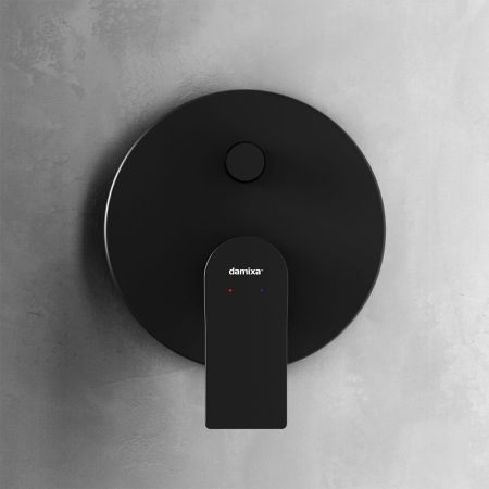 477100300 Apollo Встраиваемый смеситель для ванной и душа, черный, артикул 477100300