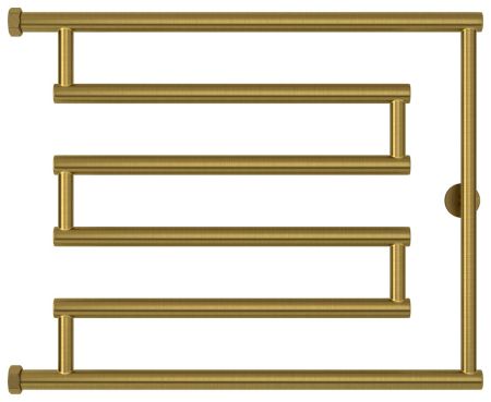 Полотенцесушитель водяной High-Tech model "L+" 500х650 (Состаренная ЛАТУНЬ), артикул 051-4052-5065