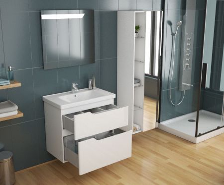 Тумба Hella stor 80, белый лак