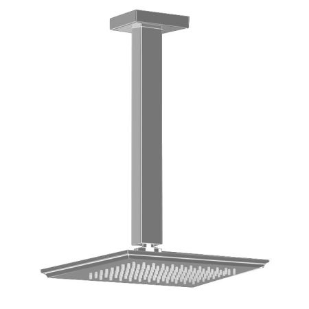 Gessi Eleganza Верхний душ потолочный, высота от 115 до 1865мм, цвет: Finox