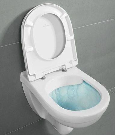 Унитаз Villeroy&Boch O NOVO 5660HRR1 подвесной Белый альпин с сиденьем, артикул 5660HRR1