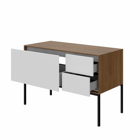 Тумба ATOLLO напольная/подвесная с ящиками 110, белая матовая, артикул AT.110\WHT.M