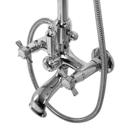 Душевая стойка со смесителем, верхним и ручным душем CEZARES LORD-CVD, артикул LORD-CVD-01-Bi