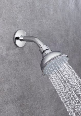 Верхний душ GROHE New Tempesta Rustic 100 IV с душевым кронштейном, хром (26089001) Верхний душ GROHE New Tempesta Rustic 100 IV с душевым кронштейном, хром (26089001)