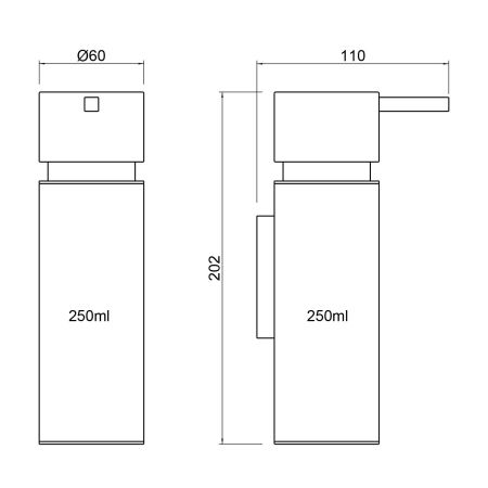 Дозатор Timo Torne 43039/00 хром, артикул 43039/00