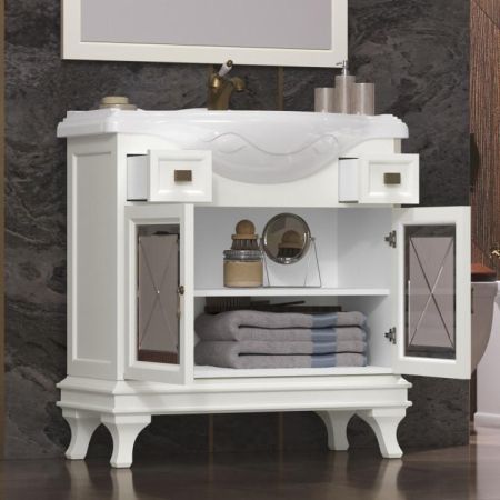 Мебель для ванной Борджи 85 Opadiris Слоновая кость, артикул 