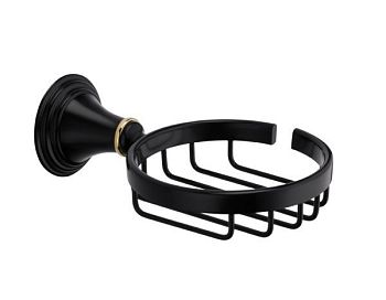 Мыльница Fixsen Luksor FX-71609B Черный Золото