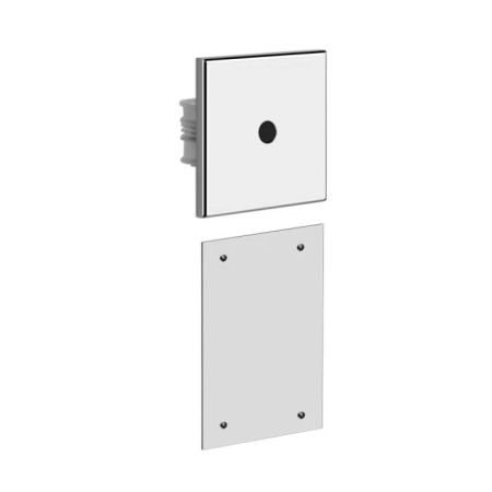 GESSI RILIEVO Электронное удаленное управление для настенного излива с кран-фильтром для регулировки температуры и напора воды, цвет хром, артикул 59029#031