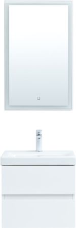 Мебель для ванной Aquanet Беркли 50 белый глянец (2 ящика), артикул 00306356