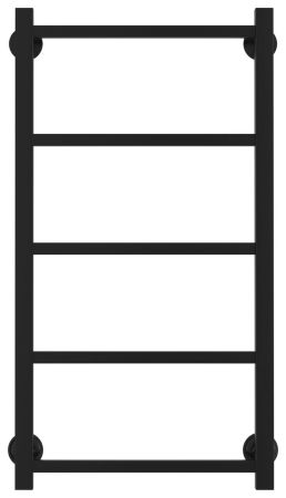 Полотенцесушитель водяной СТИЛЬЕ "Версия-КН" 800х400 (5) П 20х20 (Чёрный)