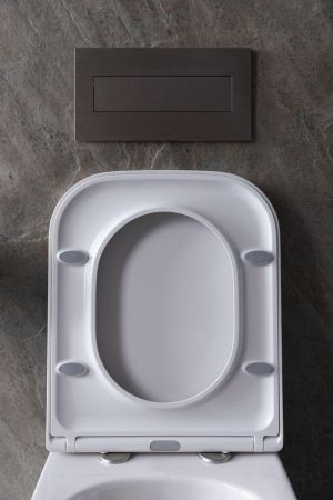 Чаша приставного унитаза Allen Brau Infinity 4.21003.20 белый глянец, артикул 4.21003.20