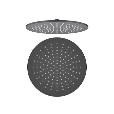 Круглый верхний душ  300*7 мм AQUATEK, матовый черный AQ2079MB, артикул AQ2079MB