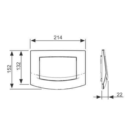 TECEambia, 1 клав., белая., артикул 9240100