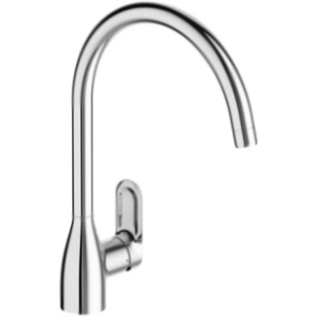 E99477-CP смеситель для кухни KUMIN, однорыч., поворотный излив (хром), артикул E99477-CP