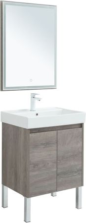 Мебель для ванной Aquanet Nova Lite 60 дуб рошелье (2 дверцы), артикул 00302533