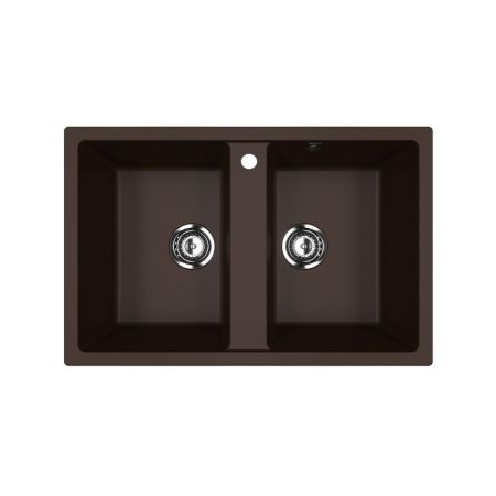 Кухонная мойка Ulgran U-608-345, шоколад, артикул U-608-345