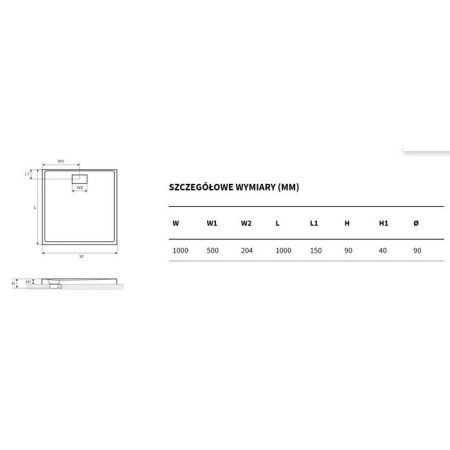 Поддон EXCELLENT Zero 100x100 (белый), артикул BREX.1202.100.100.WHN