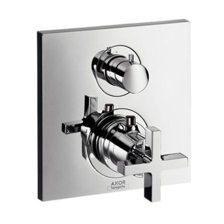 AX Citterio Встраиваемый термостат для душа, 2 потреб, (внешняя часть), цвет: хром